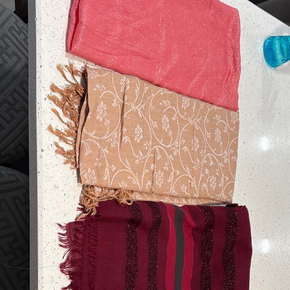 Colorful Patterned Scarves Set - Picture 2 of 8